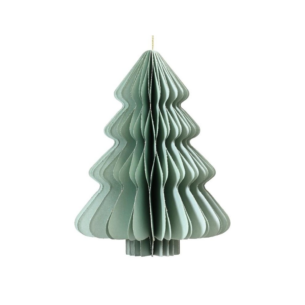 ALBERO CARTA H.40CM. VERDE MENTA